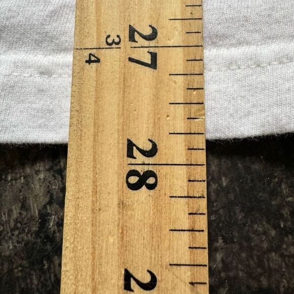 Air Jordan White Short Sleeve T-Shirt Size Small 100% Cotton Big Graphic Logo - Picture 16 of 16